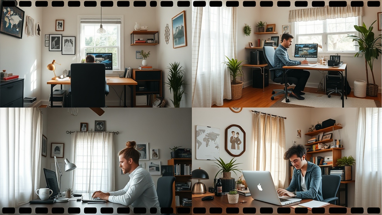 RunIt team members working remotely from various locations